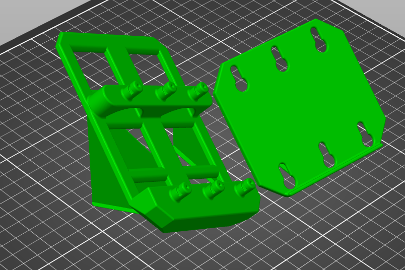 German Web Mount (Bundeswehr) to MOLLE II 2x2 Adapter