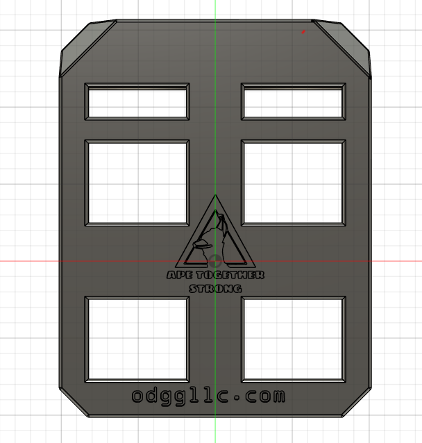 German Web Mount (Bundeswehr) to MOLLE II 2x2 Adapter